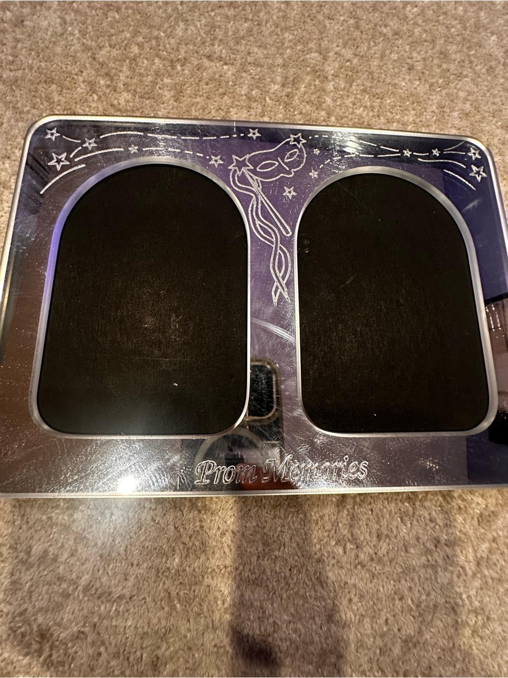 Prom Memories Purple Double Photo Frame - Unbranded